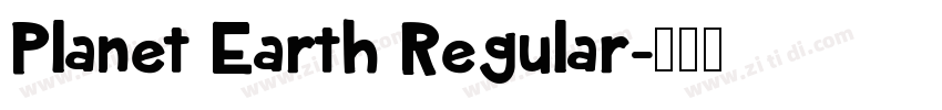 Planet Earth Regular字体转换